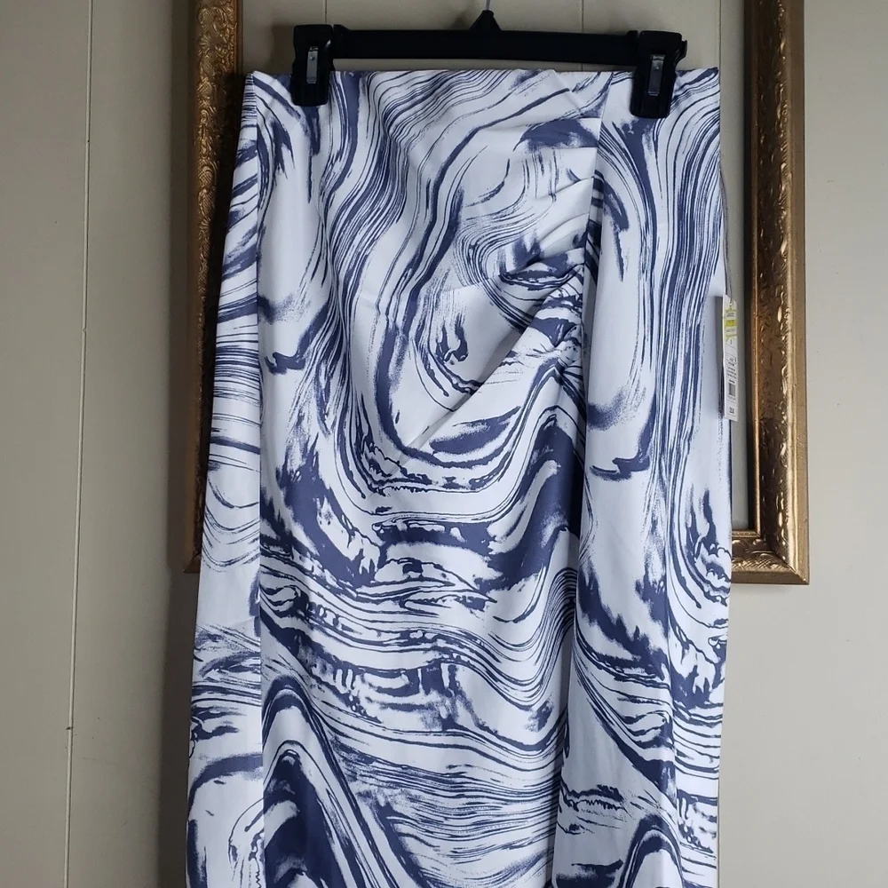 Women's Runched Satin Midi Slip Skirt - A New Day - Picture 5 of 9